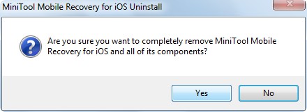 uninstall uninstall confirmation box